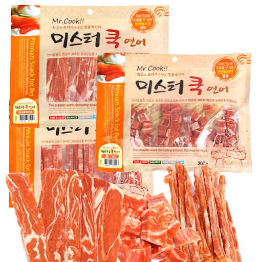 Đồ gặm cho chó snack thưởng thịt sấy khô Mr.Cook Korea