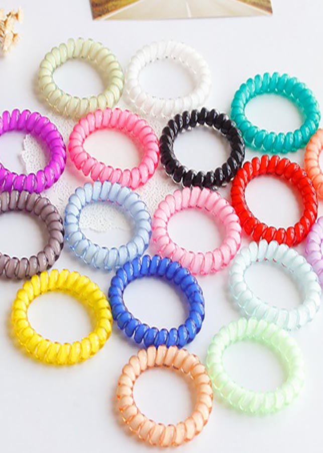 Hộp 10 dây cột tóc lò xo siêu tiện lợi COT99