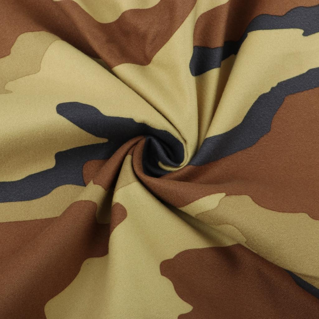 EDTara Camouflage Bathing Robe Wetsuit Changing Towel Poncho Unisex Adults
