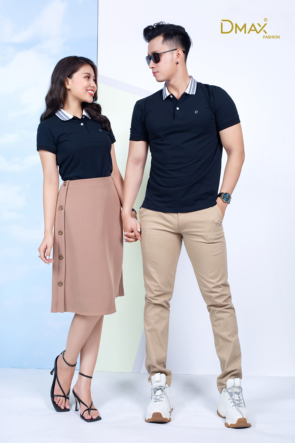 Áo Polo Nam Slim Fit Cổ Dệt Dmax PL0S129