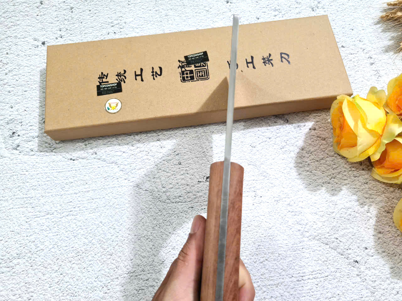 DAO - DAO BẾP NHẬT BẢN AZUCHI THÉP DAMASCUS MÃ DT121 nt 234654467856