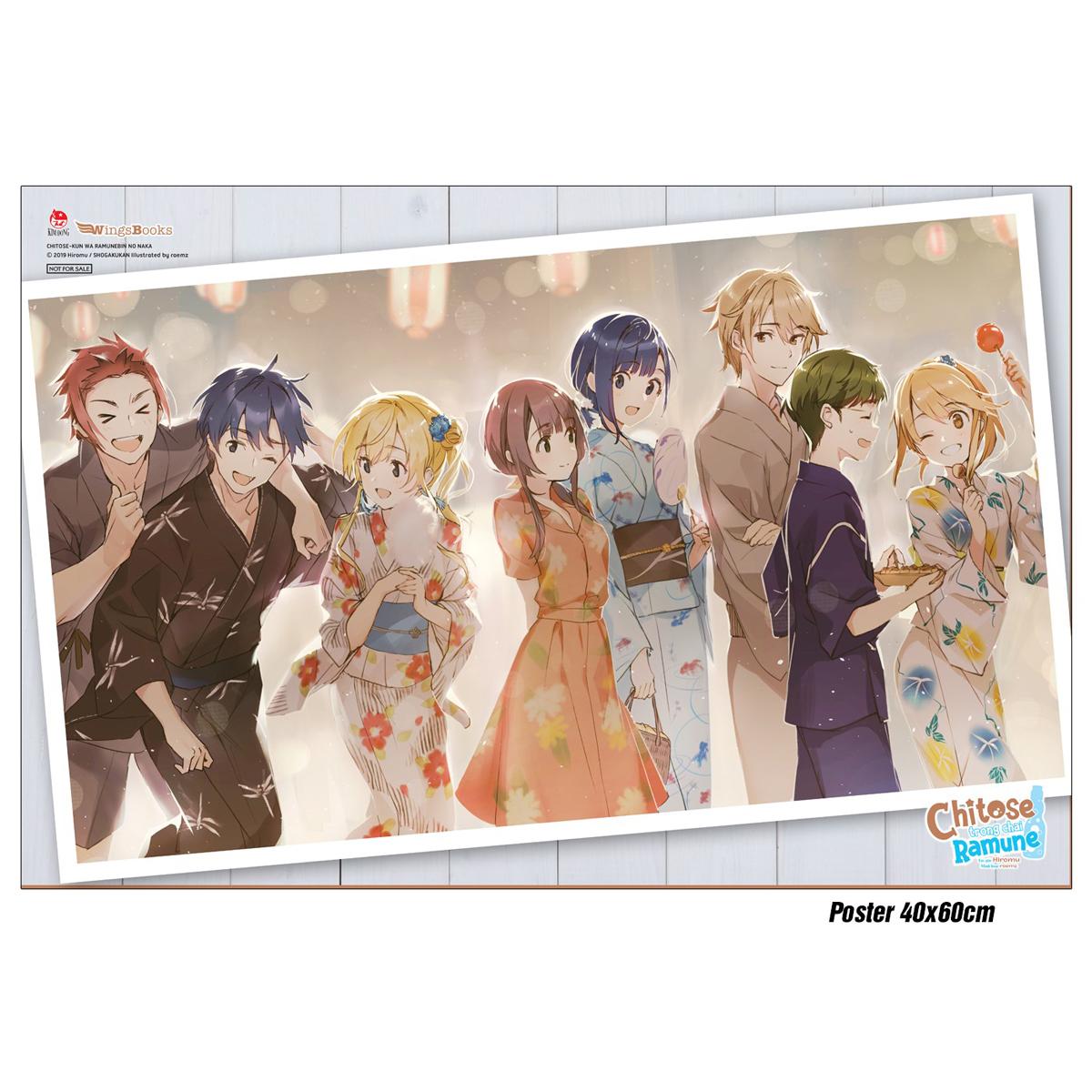 Chitose Trong Chai Ramune - Tập 5 - Bản Giới Hạn - Tặng Kèm Bìa Áo Limited + Card 2 Lớp Có Chân Đế + Poster