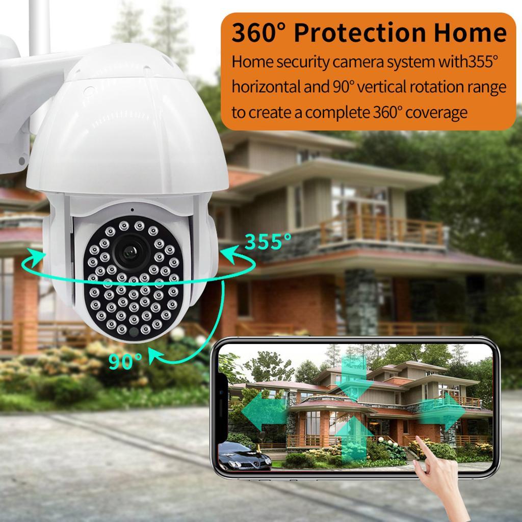 Waterproof Outdoor PTZ Wifi Security Camera Wireless IR Surveillance Cam