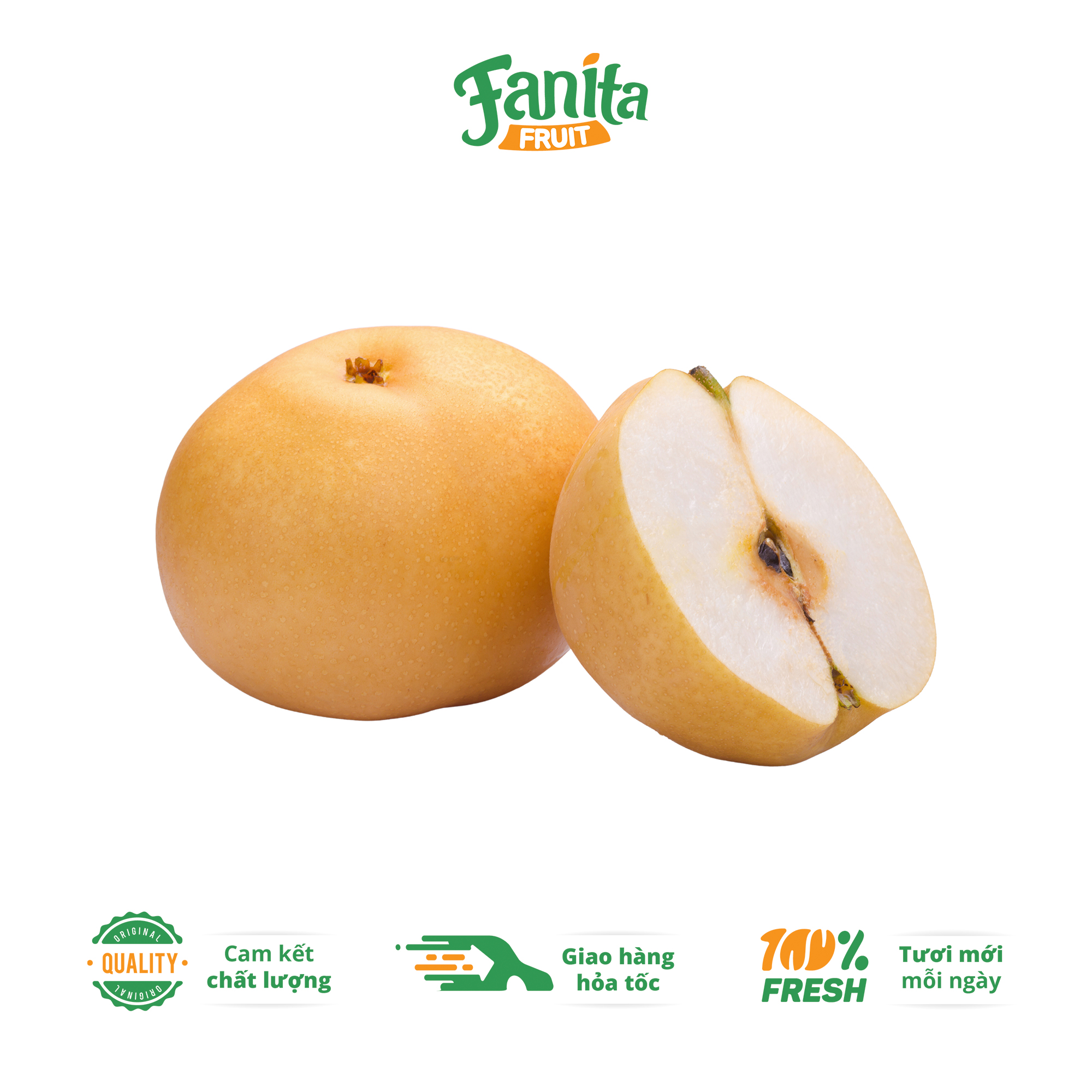 Lê Hàn Quốc - giòn ngọt, thanh mát 1kg