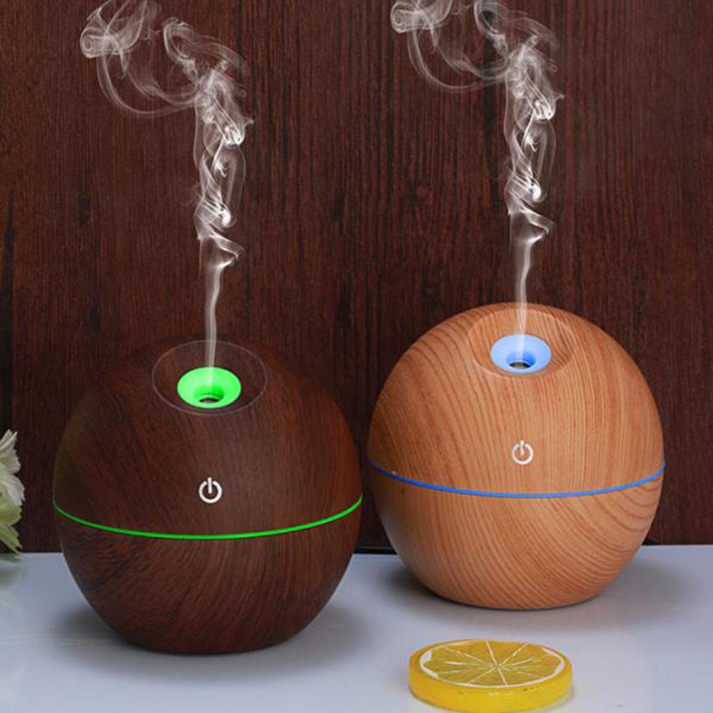 130ml Wood USB Powered Mini Humidifier for Wooden
