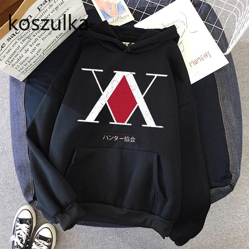 Anime Hunter X Hunter Áo Hoodie Nam Nữ Dài Tay Anime Manga Kurapika HxH Quỷ Mắt Hoodie Chui Đầu Cao Cấp Quà