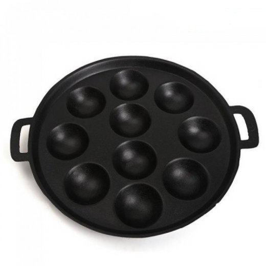 Khuôn Đổ Bánh Khọt 10 Lỗ Có Nắp Đậy