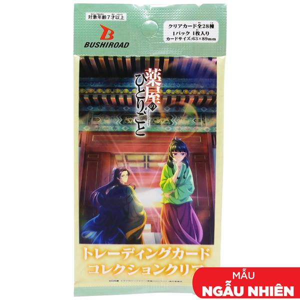 Thẻ Sưu Tập Nhân Vật Dược Sư Tự Sự Vol.1 - Thẻ Trong Suốt - Bushiroad AD-CC01 (1 Cards Ngẫu Nhiên/Túi)