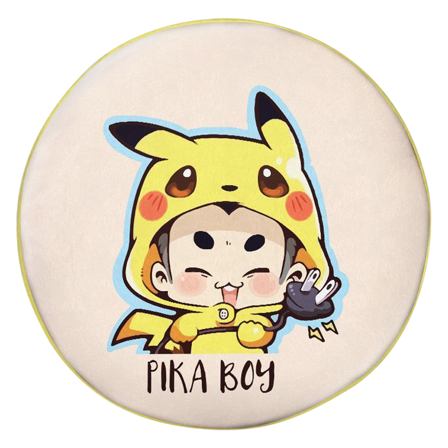 Gối tròn Cậu bé pikachu - GOCP160