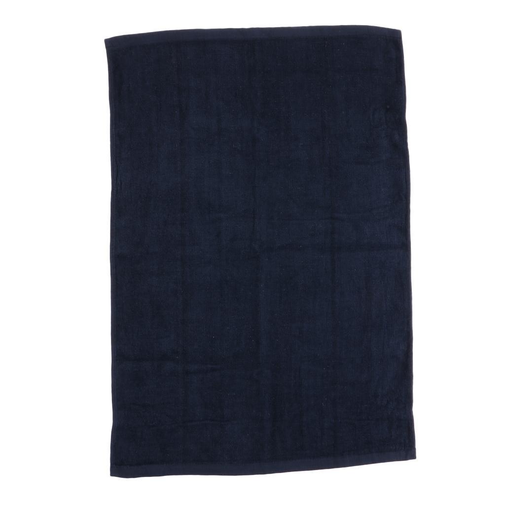62 X 42cm Cotton Golf Towel Hand Towel Quick Drying Golf Ball Cleaner Black