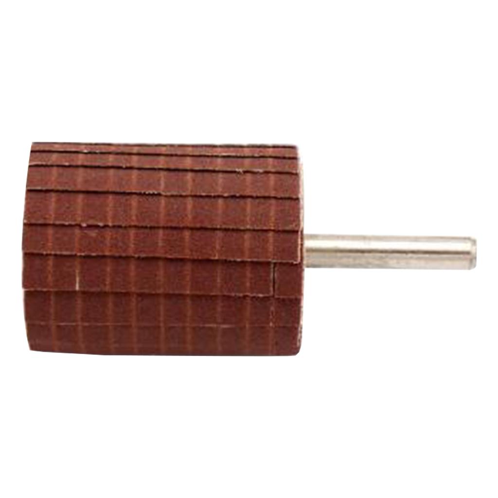 2pcs Abrasive Grinding Tools Flap Wheel Dust Rust Paint Remove Tools 400 Grit