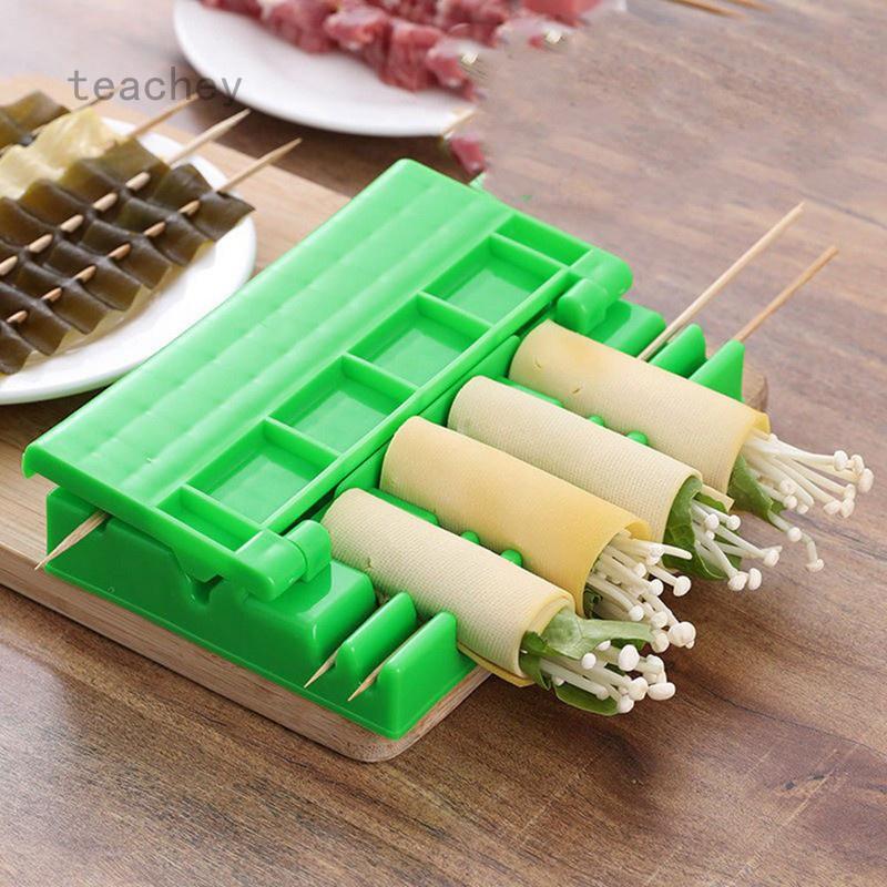 Dụng Cụ Kẹp Xiên Rau Thịt BBQ,3 Trong 1 Tiện Dụng