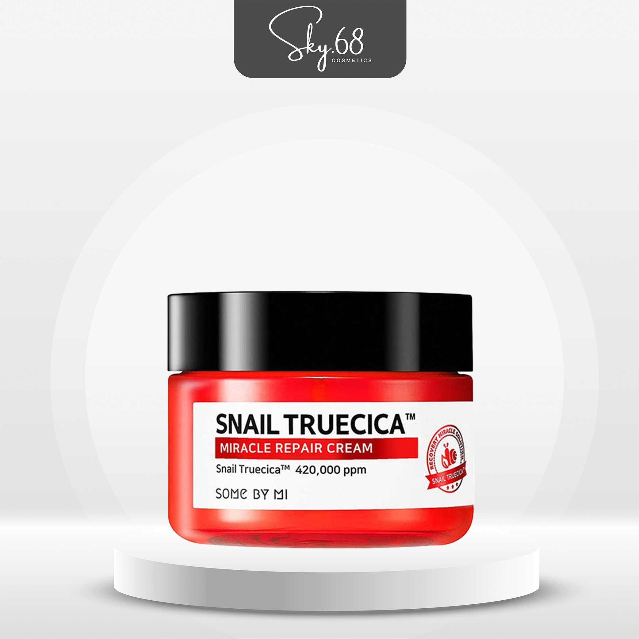 Kem dưỡng ẩm phục hồi, cải thiện sẹo lỏm Some by mi Snail truecica Miracle Repair Cream 60g