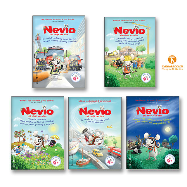 Combo 5 cuốn Nevio  chú chuột can đảm – Combo 5 cuốn