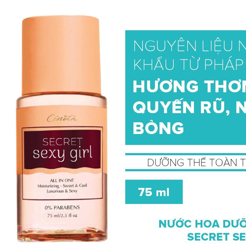 Nước hoa dưỡng thể Cenota Secret Sexy 75ml