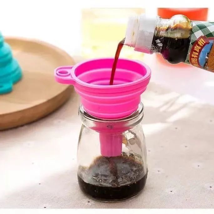 Phễu Silicone Có Thể Gấp Gọn Đa Năng màu ngẫu