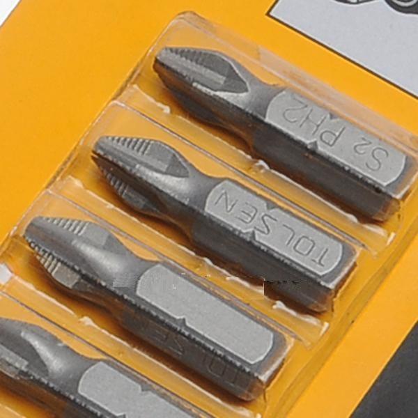 BỘ ĐẦU VÍT + 5 CÁI PH2 * 25MM TOLSEN 20271 - HÀNG CHÍNH HÃNG