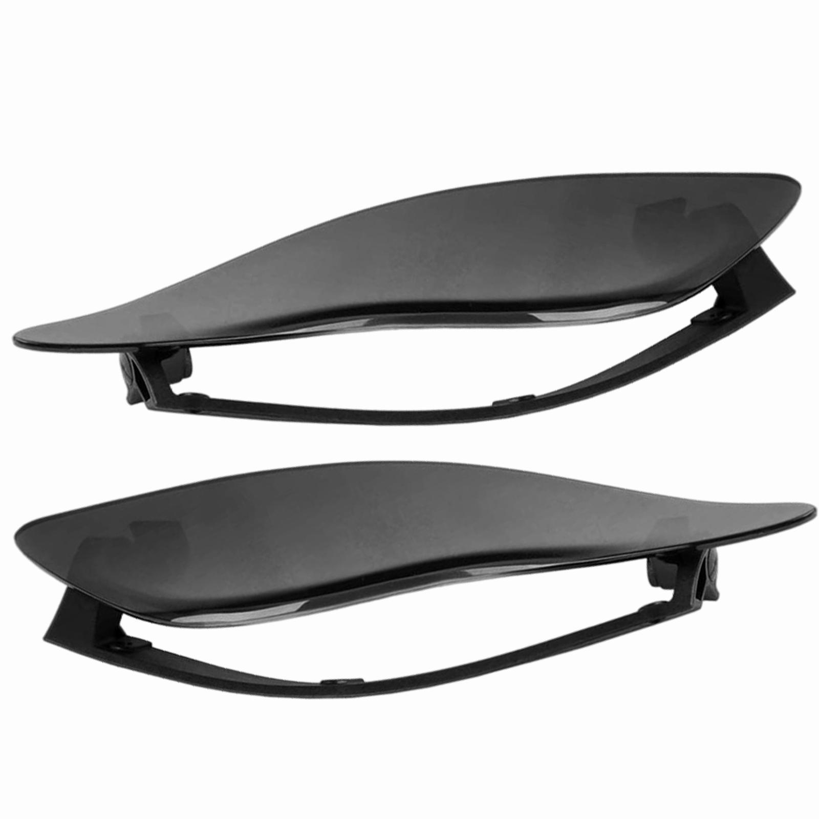 2x Side Air Deflectors Windshield Fit for Harley Touring 2014-2019