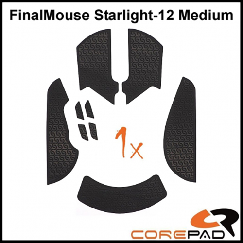 Bộ grip tape Corepad Soft Grips FinalMouse Starlight-12 Medium - Hàng Chính Hãng