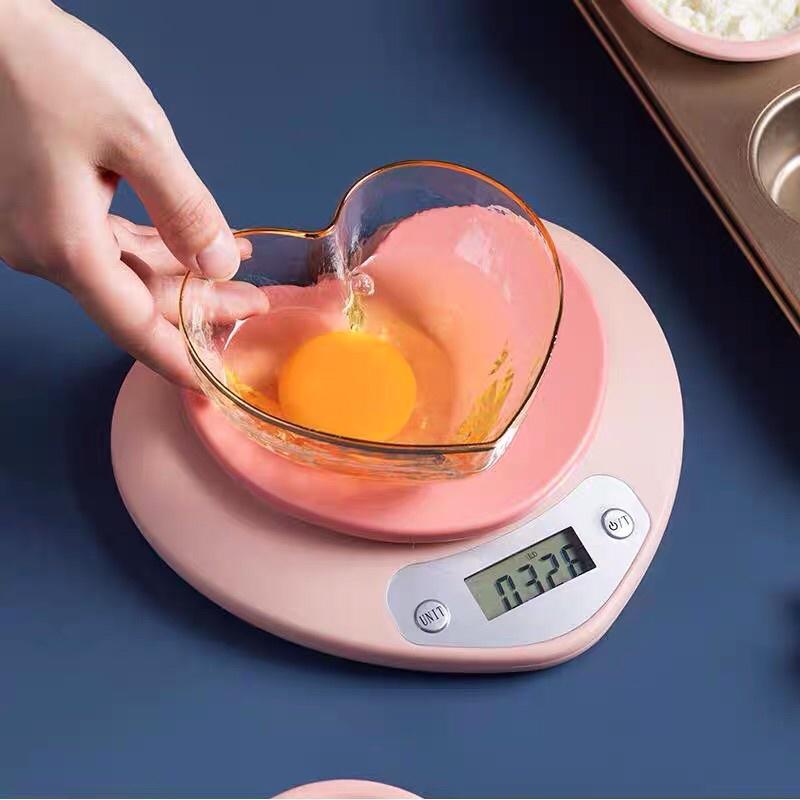 Cân tiểu ly nhà bếp Trái Tim 5kg