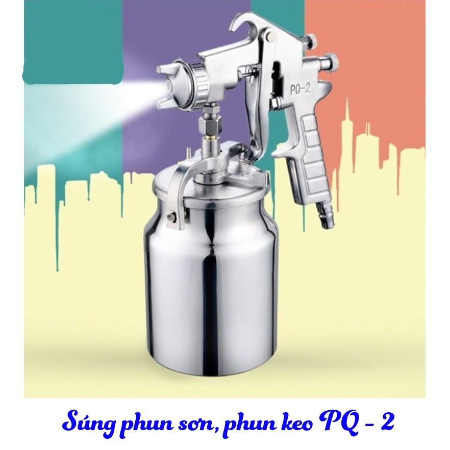 phun sơn, phun keo PQ-2 - Dùng máy nén khí