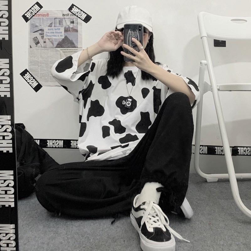 Áo Phông Hè Bò Sữa Chất Cotton Xưởng May DCS