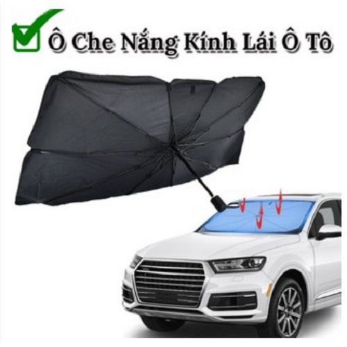 Phụ kiện nội thất ô tô - Ô dù chữ nhật che kính lái xe hơi, ô tô gia đình chống nắng, chống tia UV giúp giảm nhiệt xe trong mùa hè