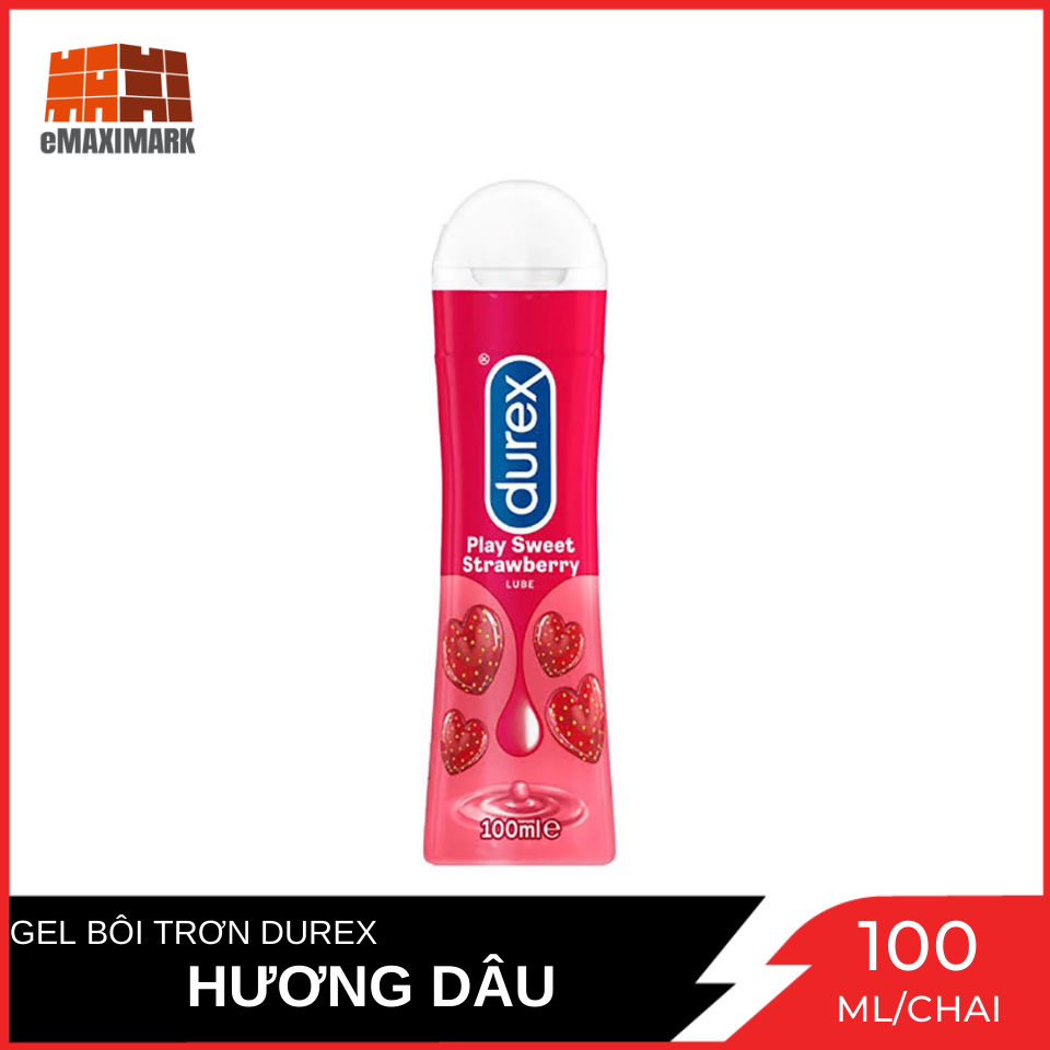 Gel bôi trơn Durex Play Sweet Strawberry Chai 100ml