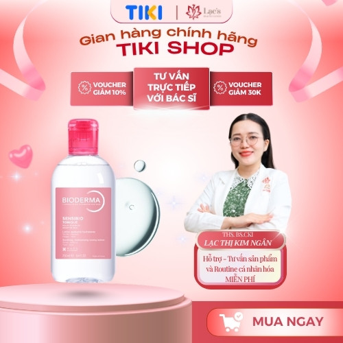 Dung dịch cân bằng dưỡng ẩm và làm dịu da Bioderma Sensibio Tonique - 250ml