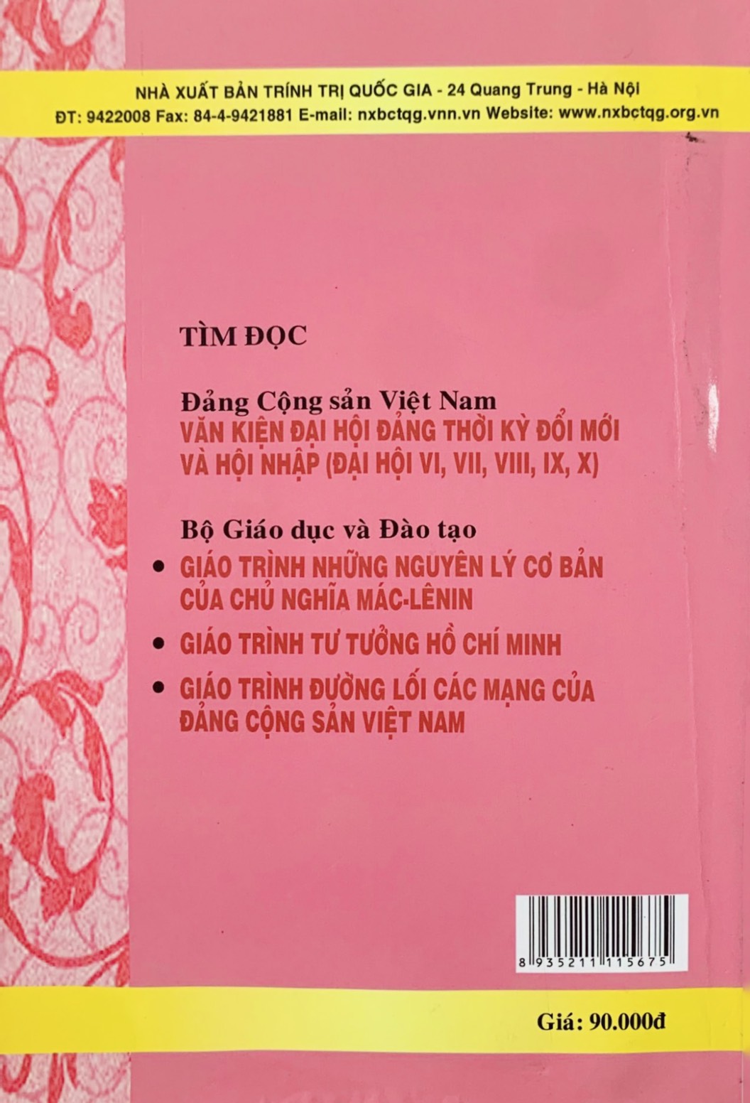 Giáo trình Lịch sử Đảng Cộng sản Việt Nam