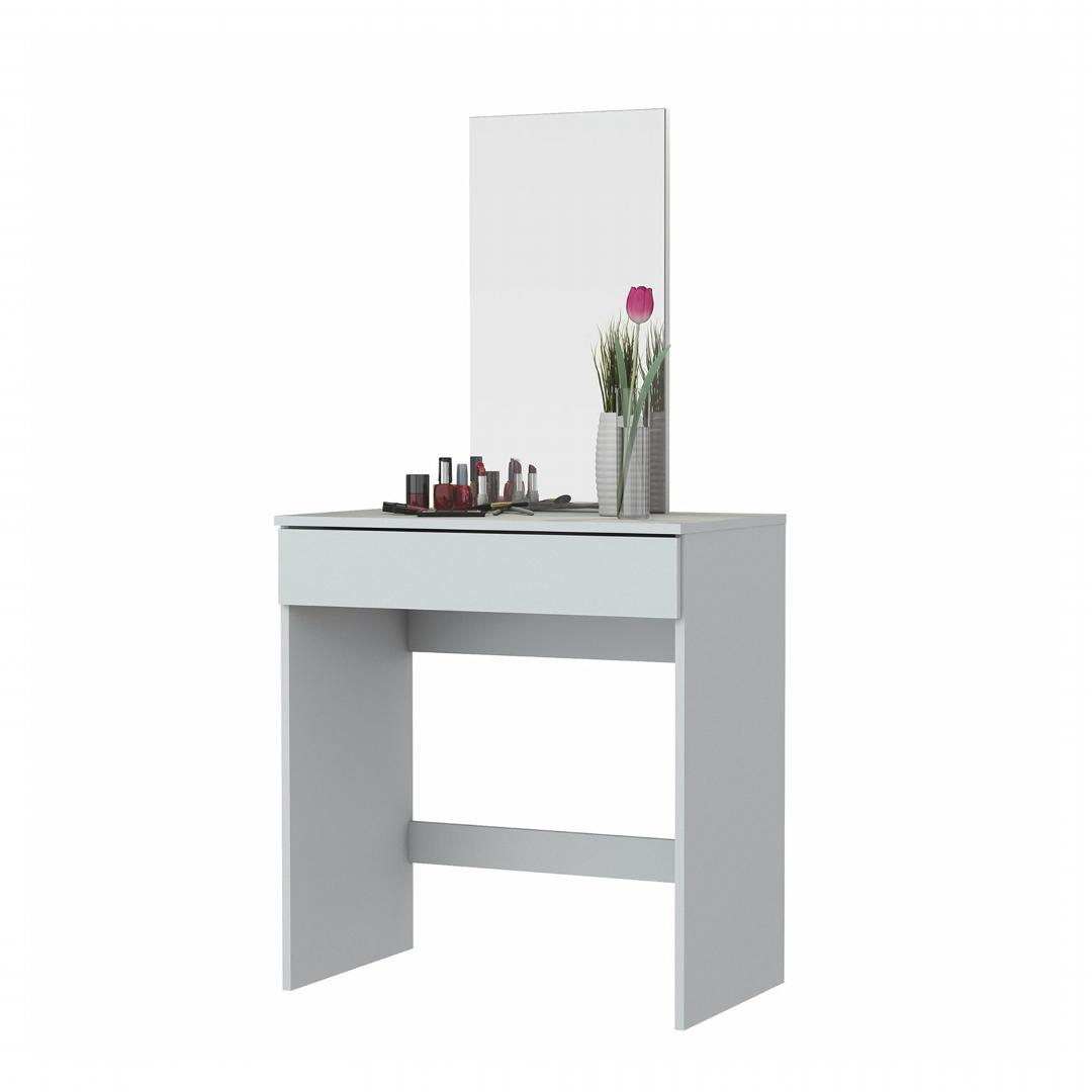 Bàn trang điểm gỗ hiện đại SMLIFE Melania | Gỗ MDF dày 17mm chống ẩm | D90xR45xC140cm