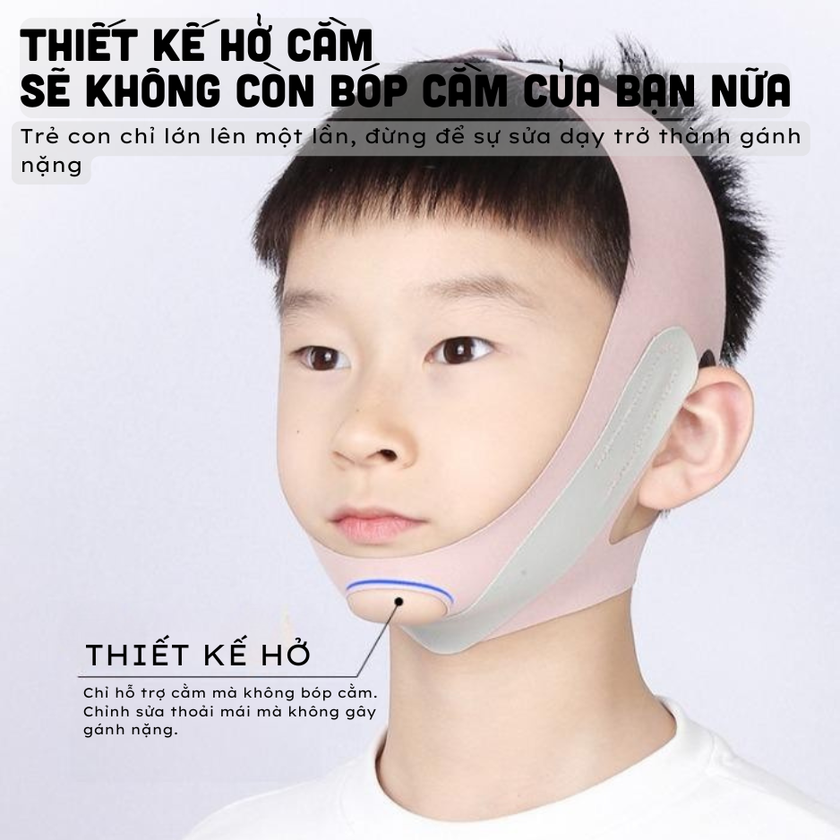 (Mẫu 2) Đai Điều Chỉnh Chống Ngáy, Chống Hở Miệng Tiện Ích Giúp Ngủ Ngon Cho Bé Nam Và Bé Gái - Hàng Nhập Khẩu