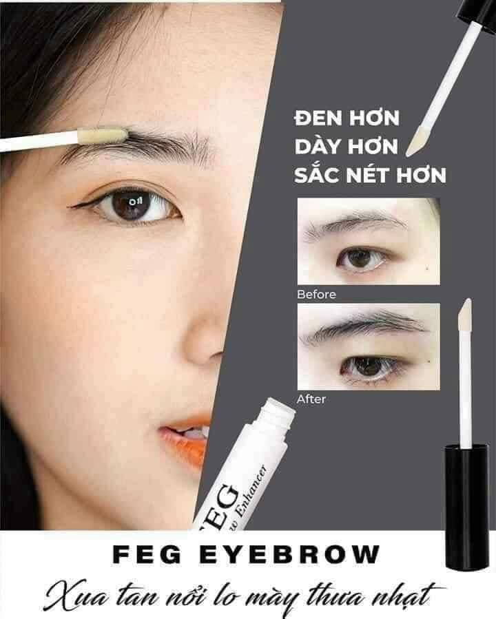 Dưỡng Mày Feg Max eyebrow của Mỹ 6ml ( không xuất hóa đơn đỏ )