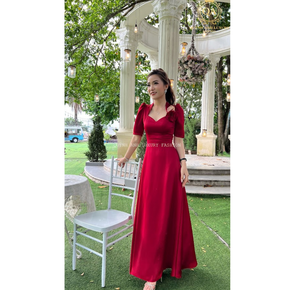 Váy Đầm Dạ Hội Đỏ Quyến Rũ Sang Trọng Amabel Dress