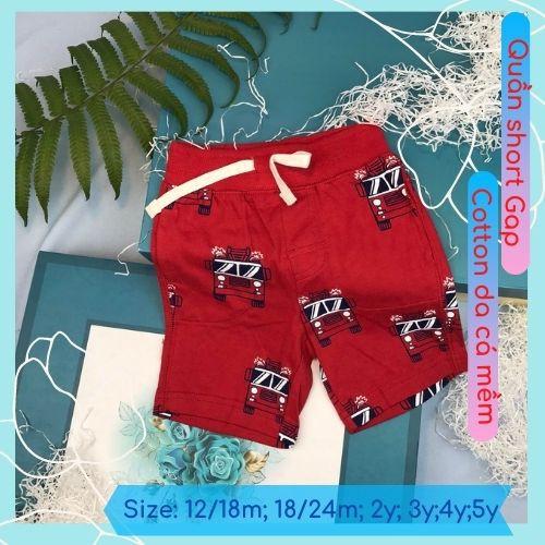 Quần short cộc cotton mềm cho bé trai