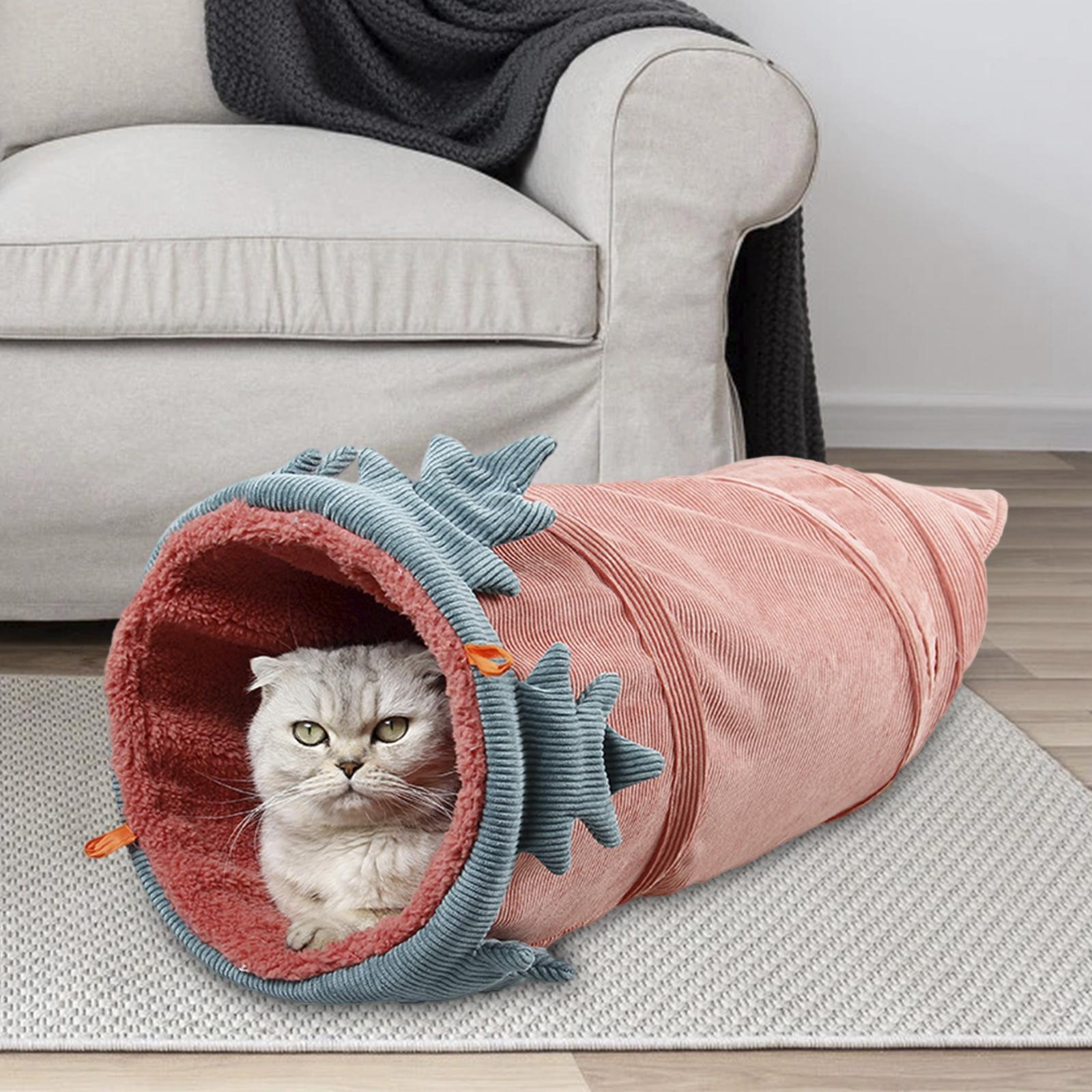 Pet Cat Hamster Tunnel Toys Tube Tent Guinea Pig Hedgehog Mice Rat