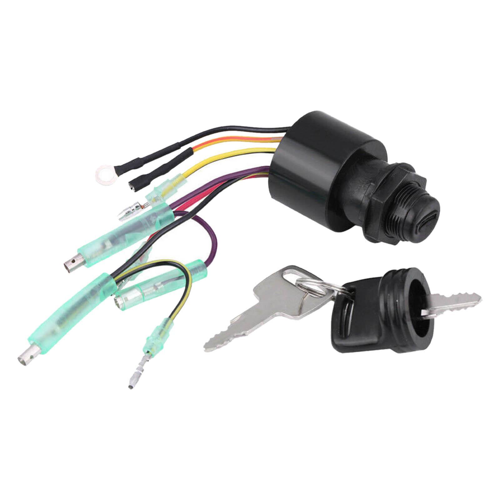 Ignition Key Switch Boat Part Fit for Mercury Outboard Motors Remote Control Box