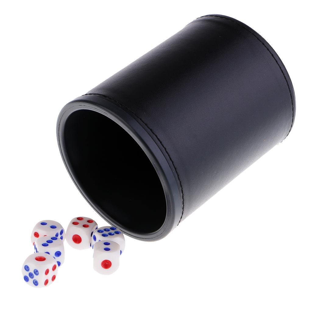 Hand Shakes Leather Dice Cup KTV Party Club Câu Lạc Bộ Giải Trí Dice Dup
