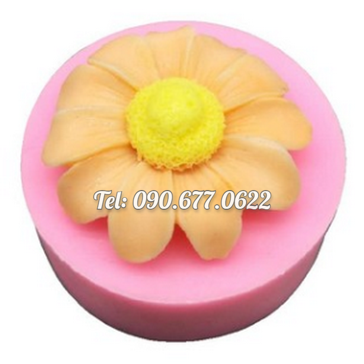 Khuôn silicone làm rau câu hoa dã quỳ – Mã số 1713