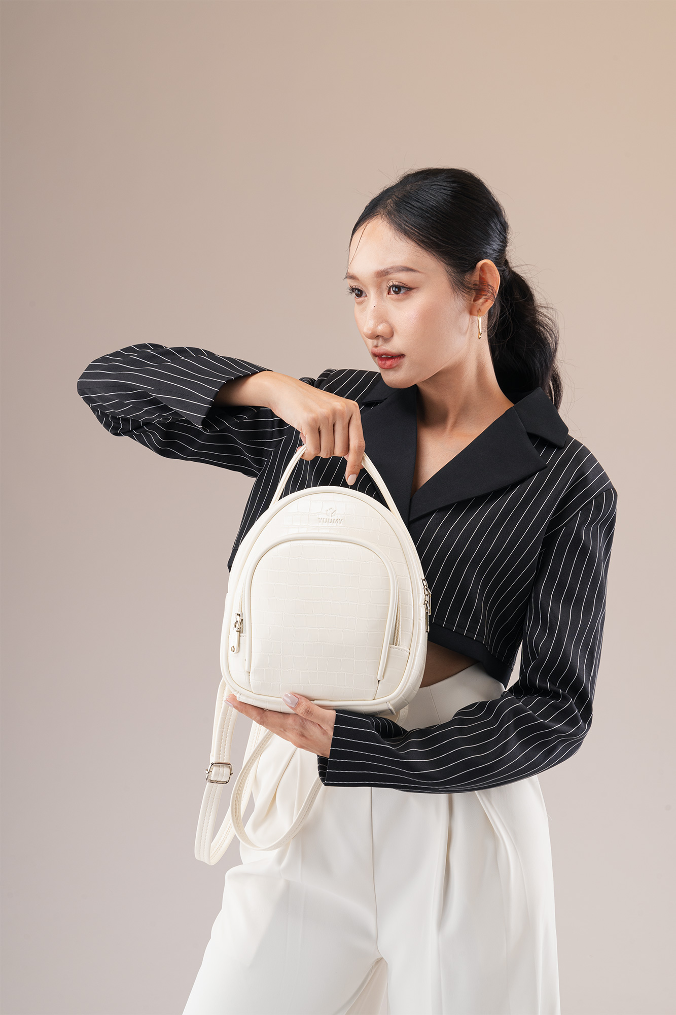 Balo Yuumy ( Thời trang nữ mini phong cách năng động - Balo da Seasand YBA91 )