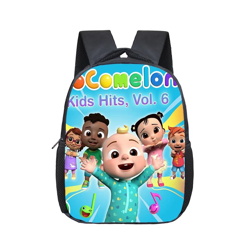 12 Inch Hoạt Hình Cocomelon Trường Túi Dành Cho Trẻ Mẫu Giáo Trẻ Em Ba Lô Đi Học Dễ Thương Cho Bé Gái Bé Trai Lưng Mochila