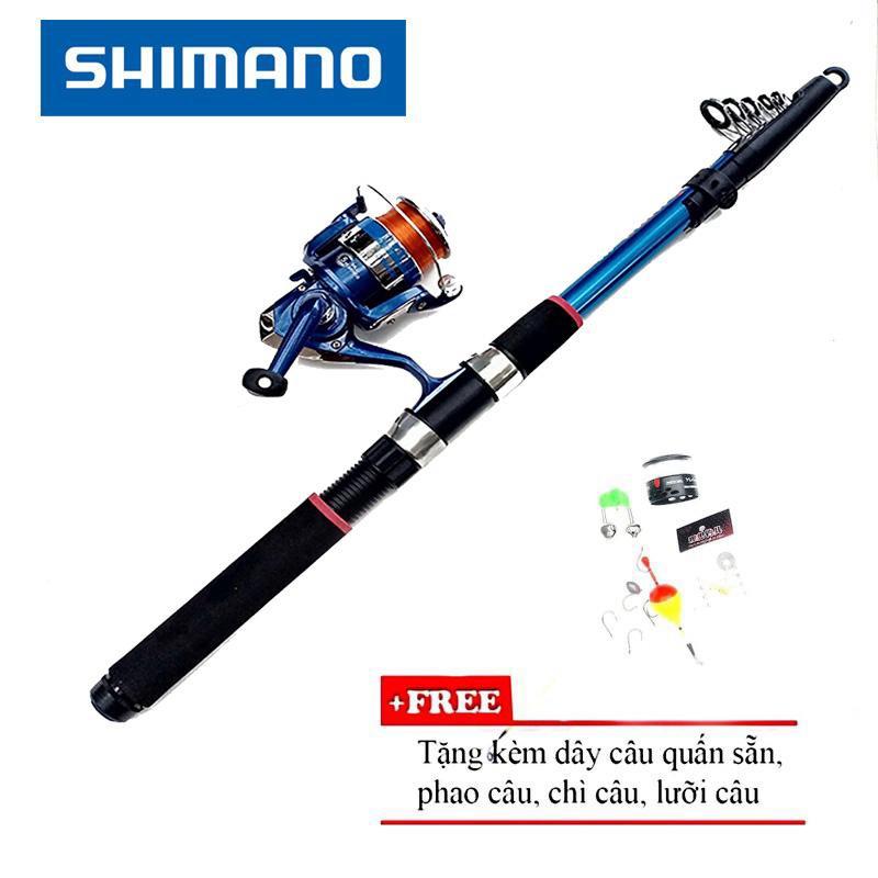 Bộ Cần Câu Máy Shimano Có Từ 1m8  + Máy ,Cần Cực Khoẻ Y Hình