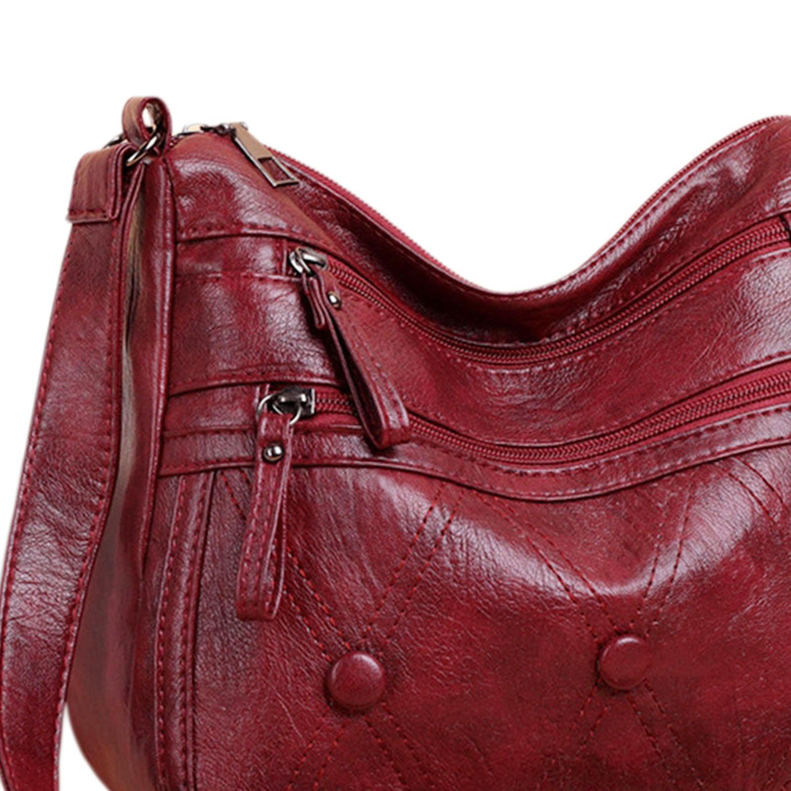 High Quality Shoulder Bag for Women Multi Pockets Handbag Adjustable Shoulder Strap Gift for Mother