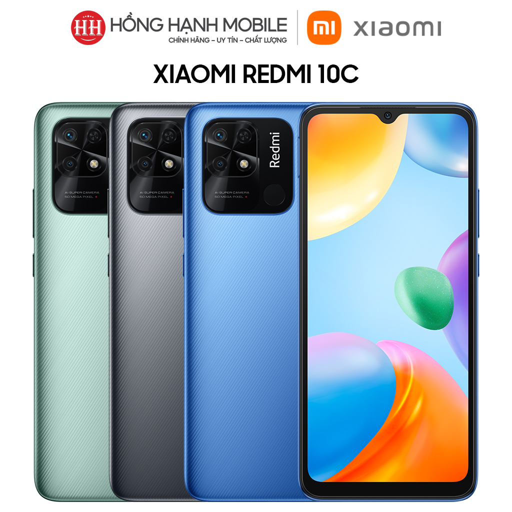 Điện Thoại Xiaomi Redmi 10C 4GB/128GB - Hàng Chính Hãng