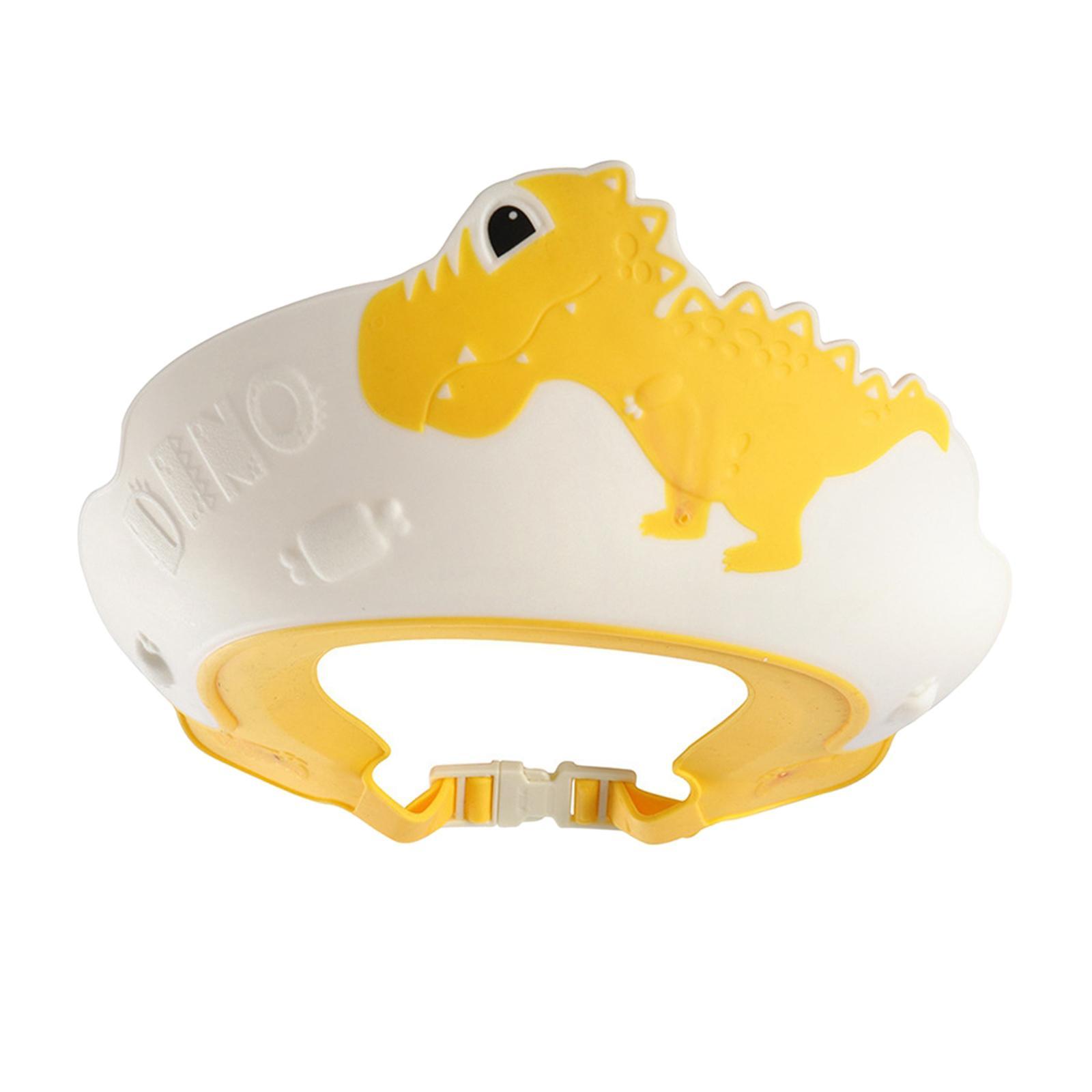 Baby Shower Bath Cap Ear Protection for Boy Girls Kids Baby Yellow