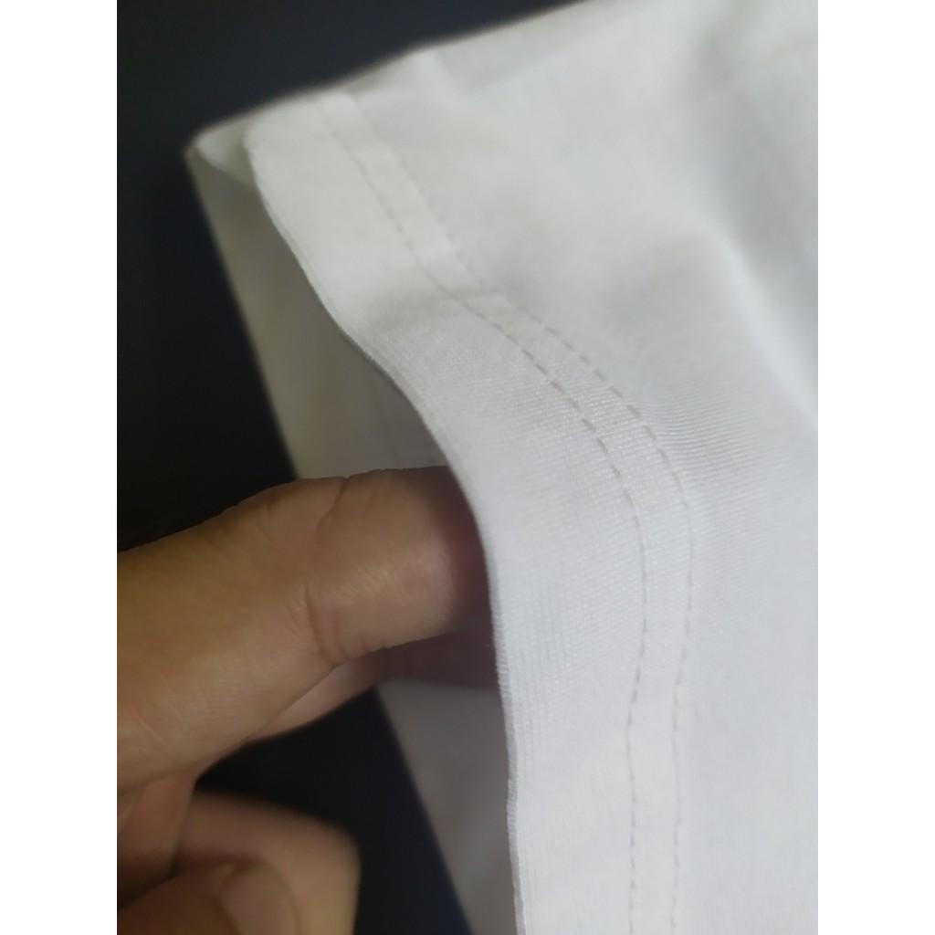 Áo thun cotton nam nữ Slogan 102b Hàng Cao Cấp siêu mát