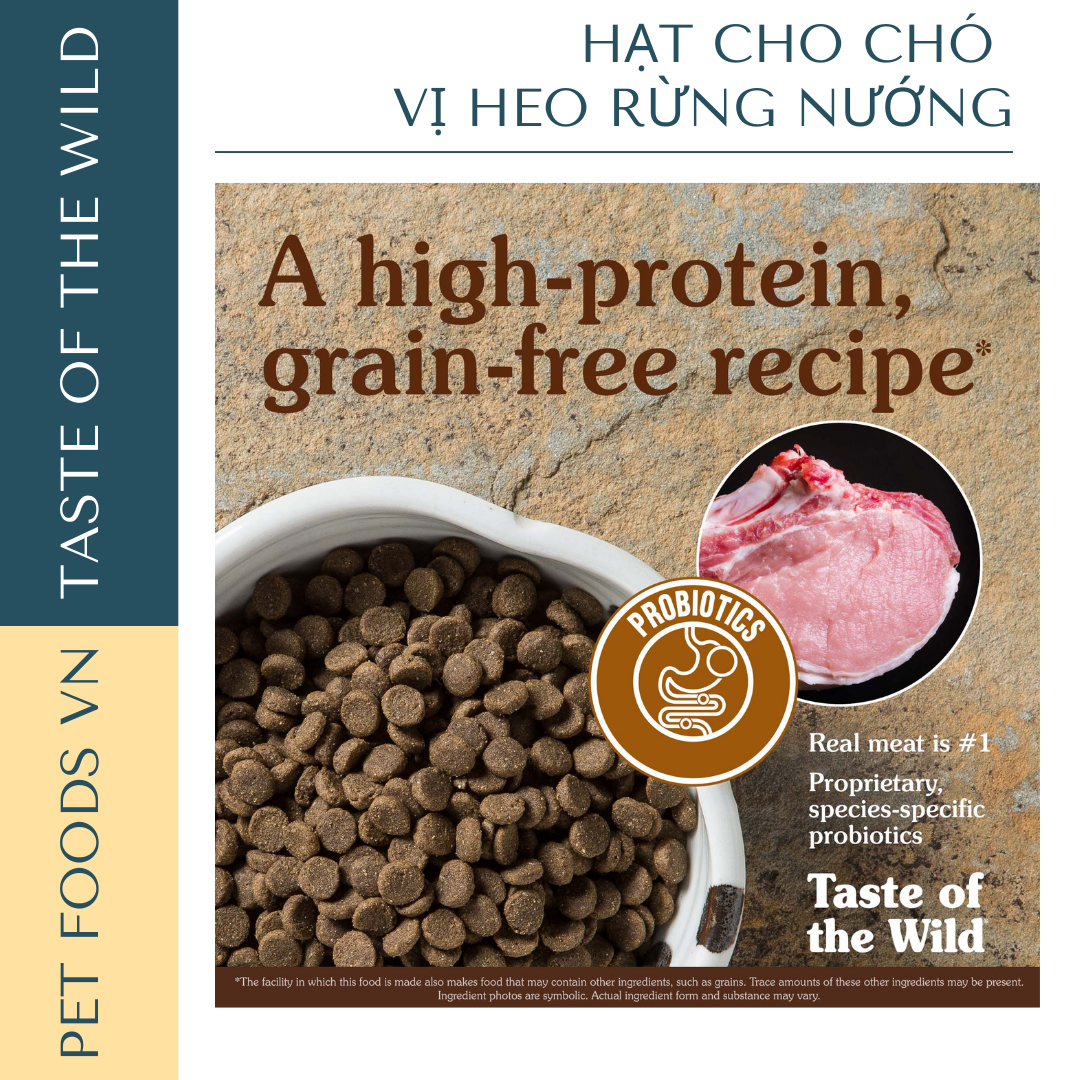 Hạt cho chó TASTE OF THE WILD Southwest Canyon vị Heo Nướng