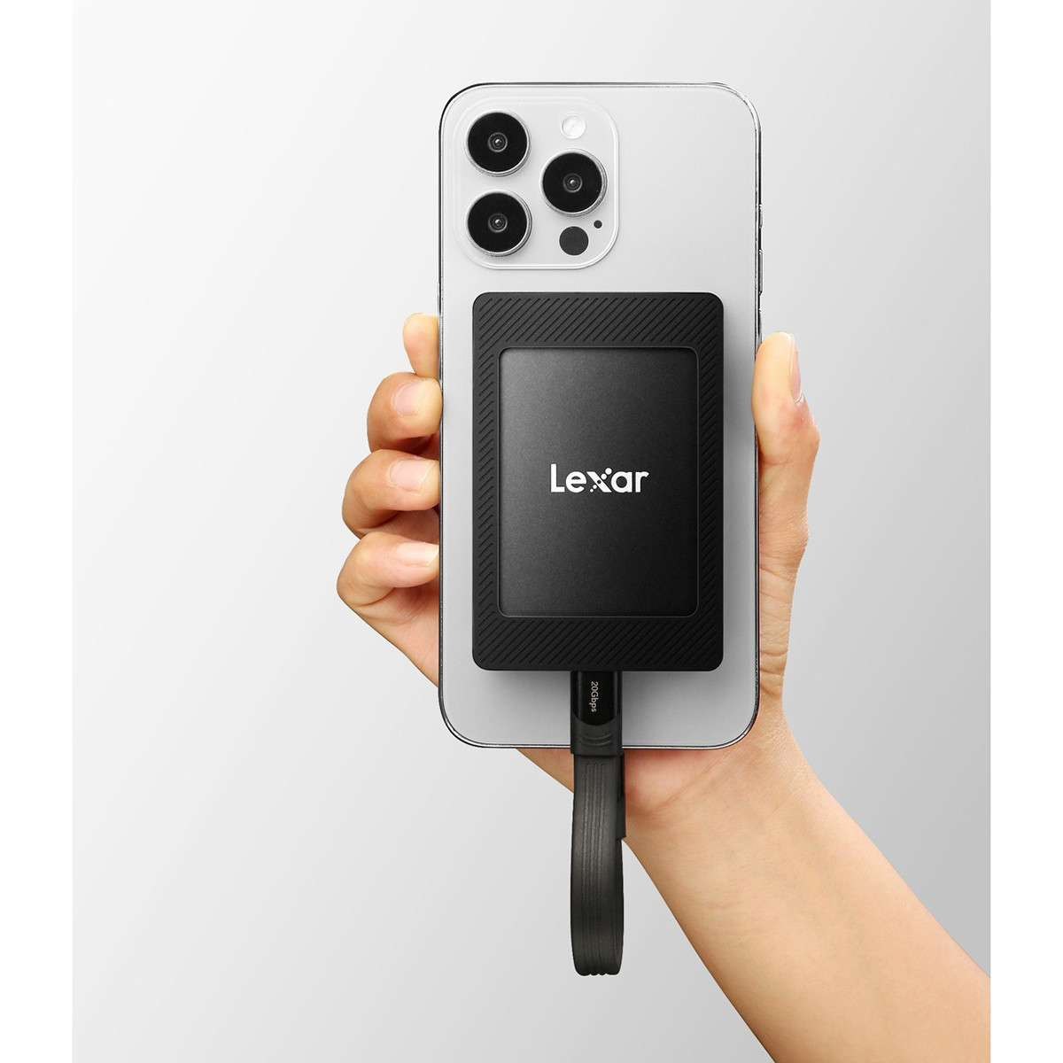 Ổ cứng di động Lexar có Mag.safe SL500 Portable SSD 1TB/ 2TB, tốc độ đọc 2000Mb/s, ghi 1800Mb/s, BH 3- 5 năm - Hàng chính hãng