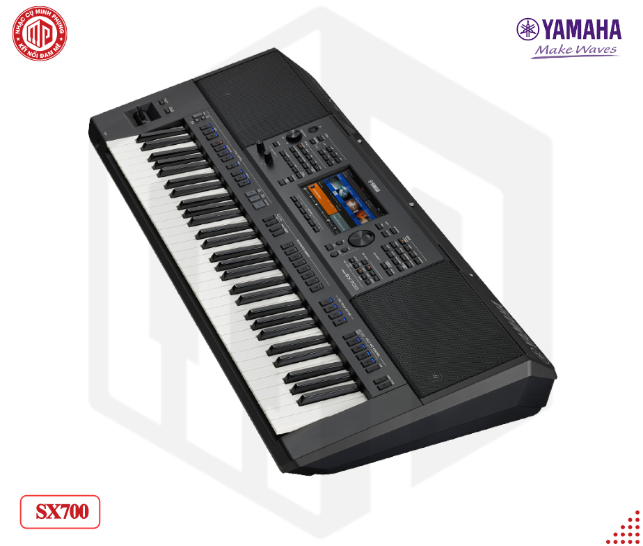 Đàn Organ điện tử chuyên nghiệp/ Arranger Keyboard/ Digital Keyboard Workstation - Yamaha PSR-SX700 (PSR SX700) - Màu đen - Hàng chính hãng