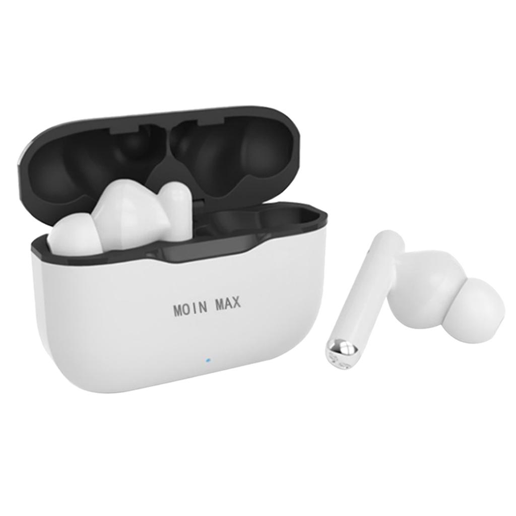 True Wireless Earbuds Bluetooth Headphones Touch Control with Wireless Charging Case TWS Stereo Earphones in-Ear Built-in Mic Headset for Sport